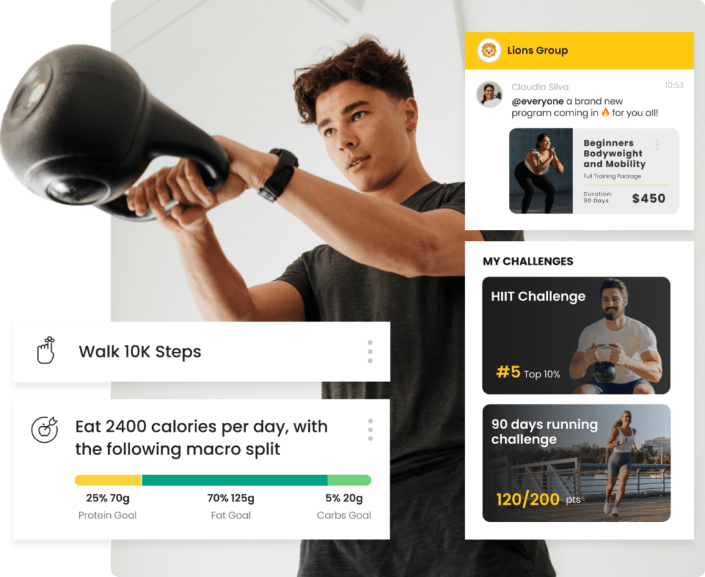 Fitness Coach App For Personal Trainers Coaches
