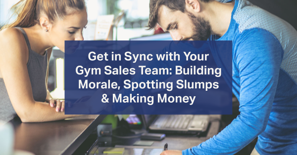gym sales team member and guest