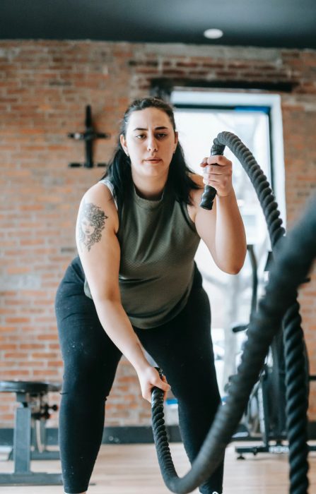 women gym members