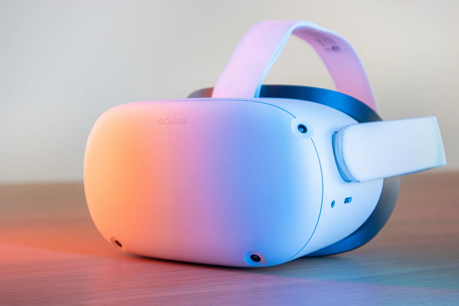 A headset for virtual reality