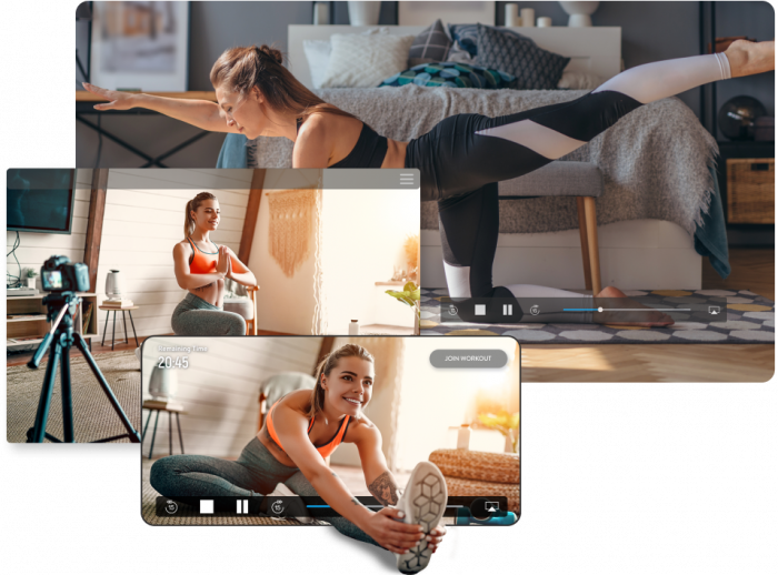video workout coaching